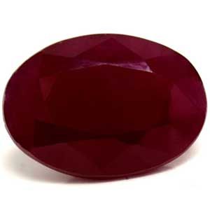 RUBY FACETED 3.09ct RED Deep Red SI REST_OF_AFRICA NONE