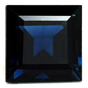 Szafir 1,54 ct, niebieski, szlif kwadratowy
