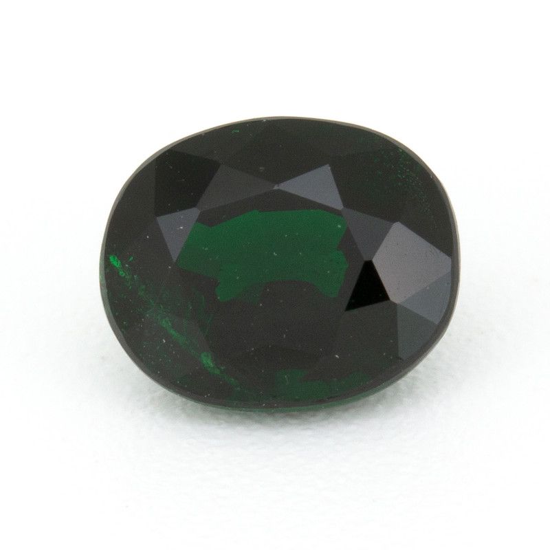 Granat 1,76 ct, zielony, szlif owalny
