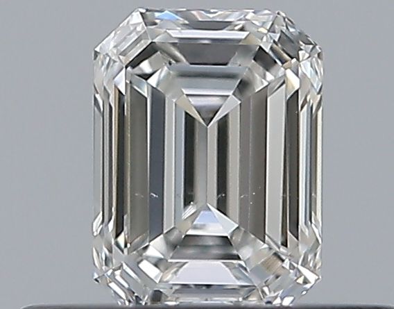 Diamant Émeraude 0.36 ct - Couleur F - Pureté VS2