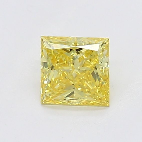 0.29 CT Fancy Vivid Yellow PRINCESS