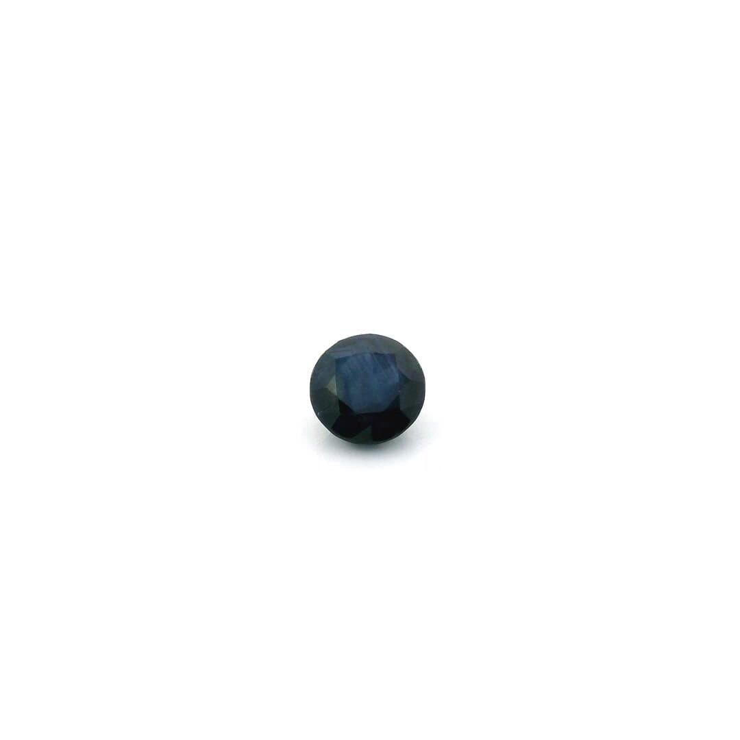 SAPPHIRE FACETED 0.54ct BLUE Deep Blue SI CAMBODIA HEATED