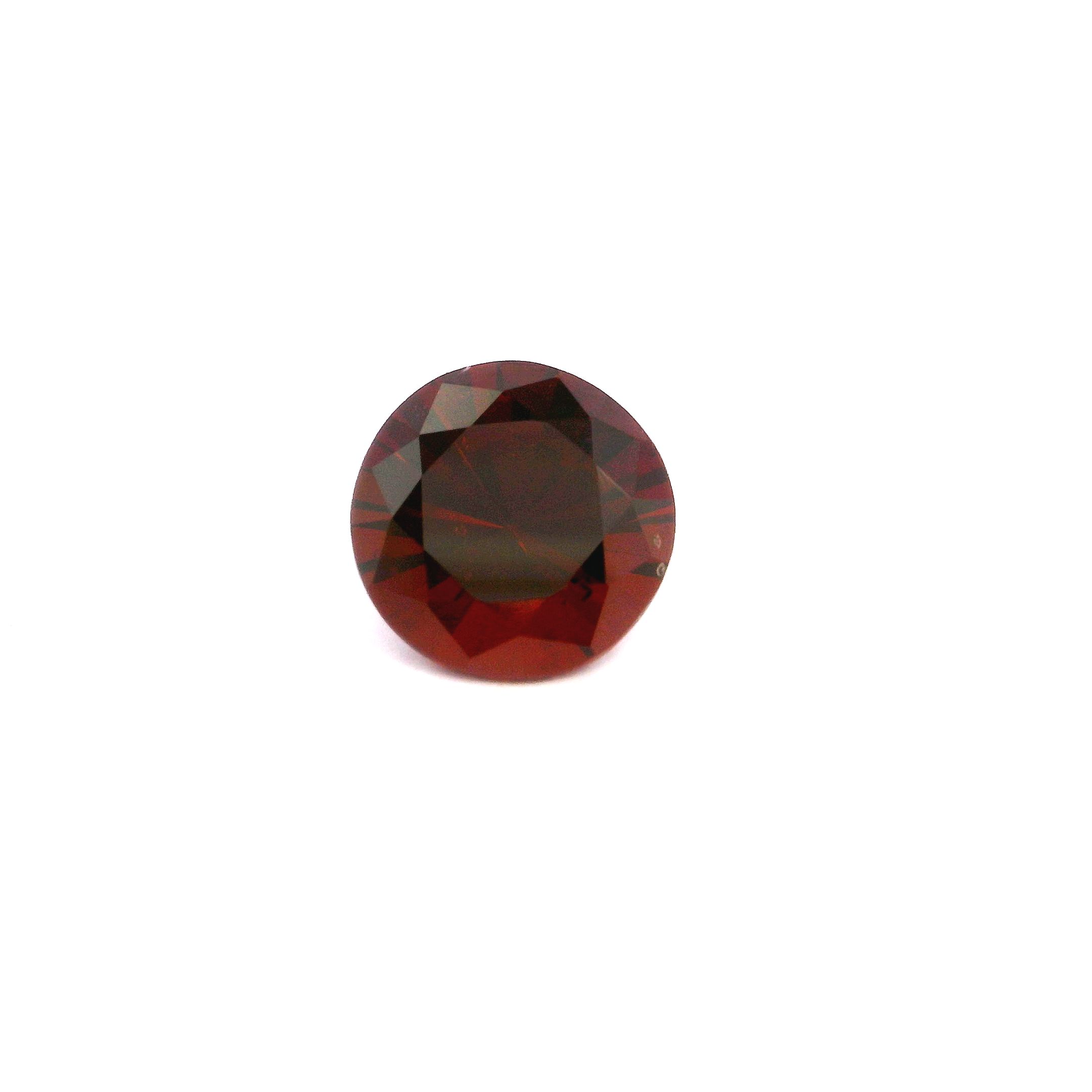 Granat 4,48 ct, czerwony, szlif okrągły