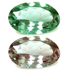 ALEXANDRITE FACETED 0.37ct GREEN Blue Green to Purple EC INDIA NONE