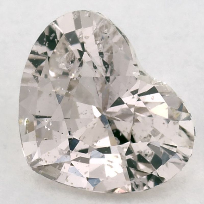 Szafir 1,16 ct, różowy, szlif serce
