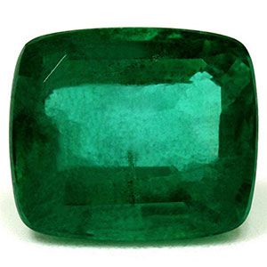 Szmaragd 2,71 ct, zielony, szlif cushion