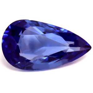 Szafir 1,05 ct, niebieski, szlif gruszka