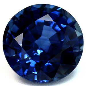 Szafir 1,64 ct, morski, szlif okrągły
