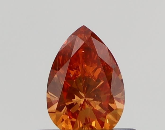 0.51 CT Fancy Orange PEAR