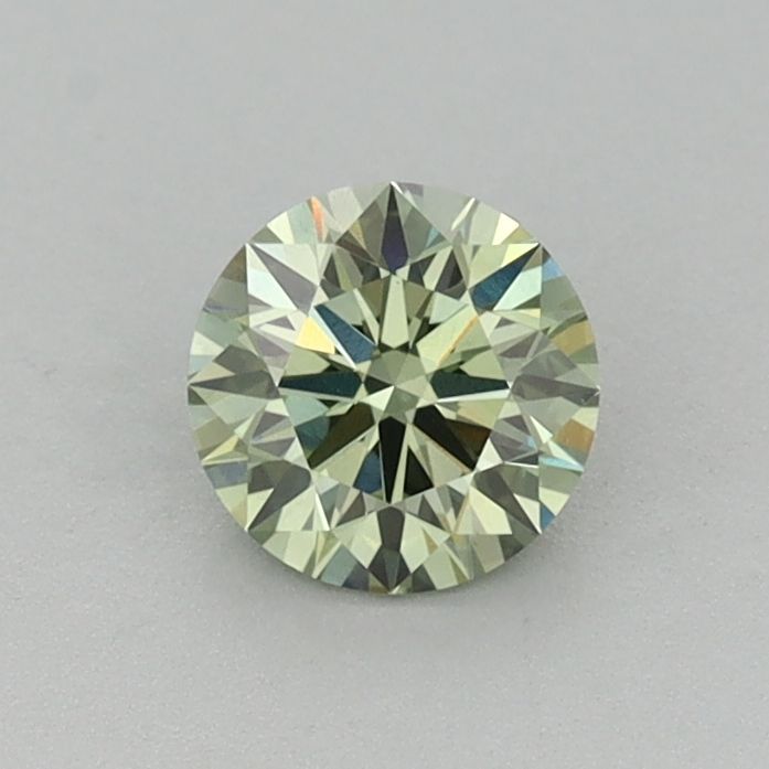 0.54 CT Fancy Vivid Green ROUND