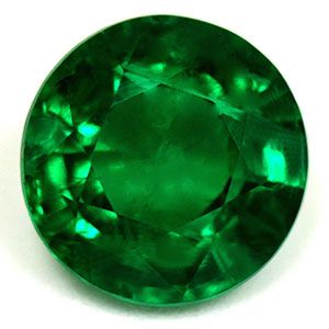 Szmaragd 2,22 ct, zielony, szlif okrągły