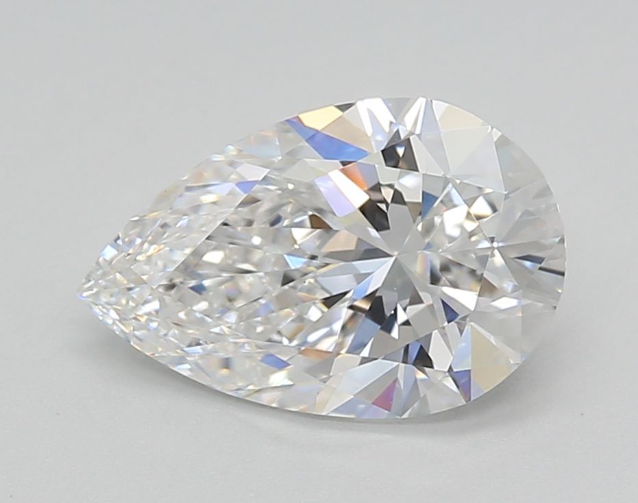 Diamant Poire 2.01 ct - Couleur E - Pureté VVS1