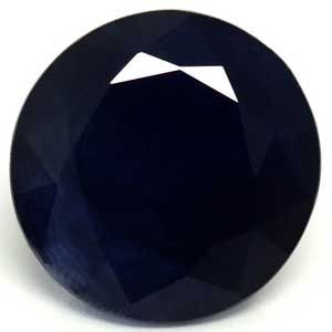 Szafir 1,65 ct, niebieski, szlif okrągły