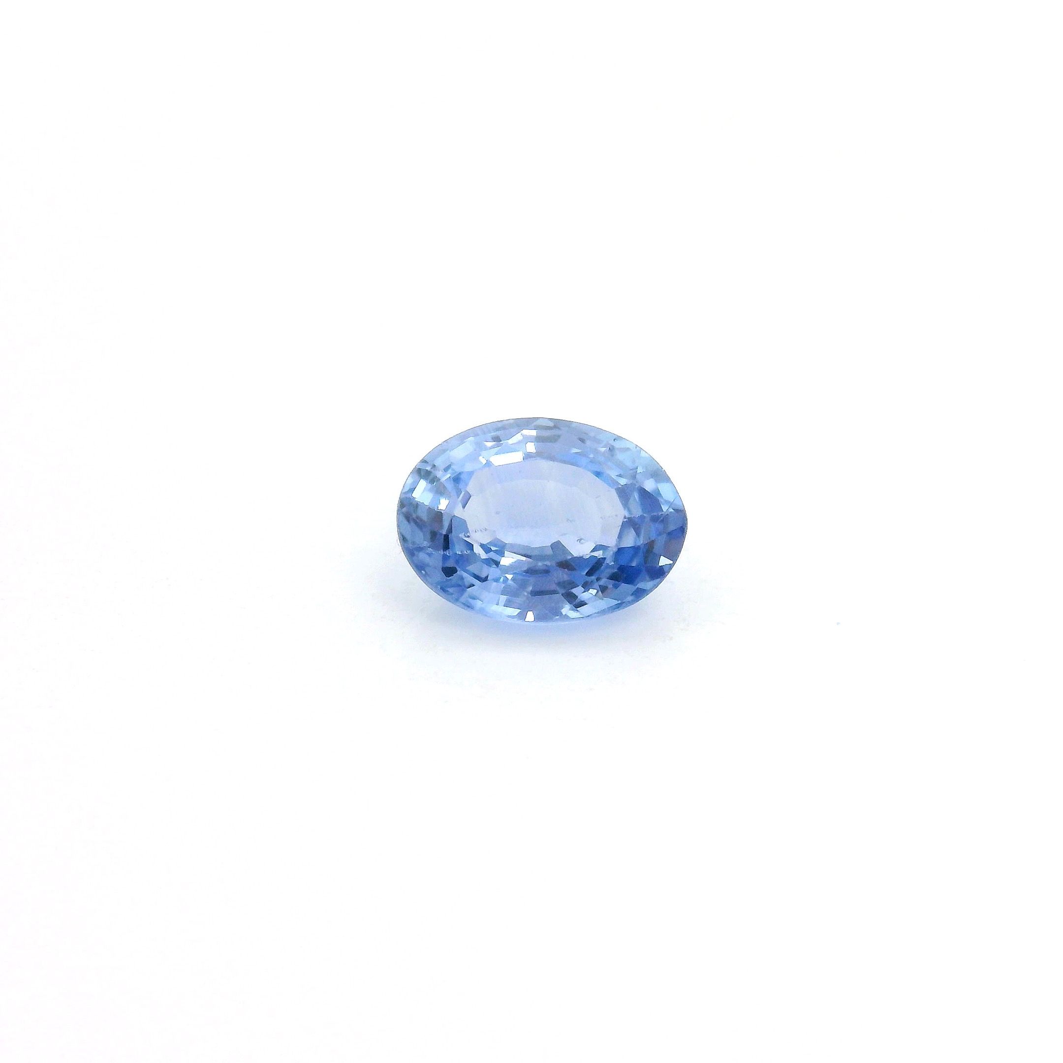Szafir 1,03 ct, niebieski, szlif owalny