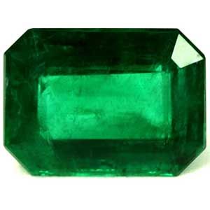 Szmaragd 1,51 ct, zielony, szlif szmaragdowy