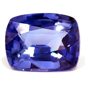 Szafir 3,70 ct, niebieski, szlif cushion