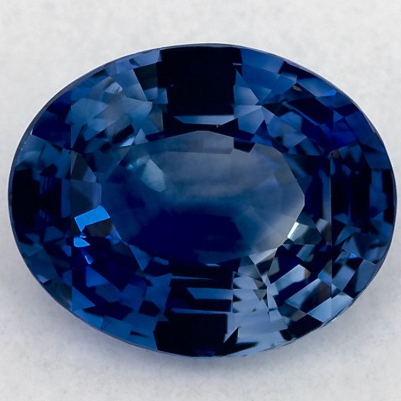 Szafir 4,01 ct, niebieski, szlif owalny