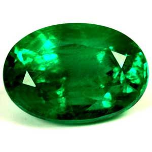 Szmaragd 2,93 ct, zielony, szlif owalny