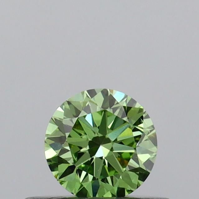 0.29 CT Fancy Vivid Green ROUND
