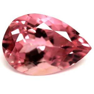 Turmalin 2,45 ct, różowy, szlif gruszka
