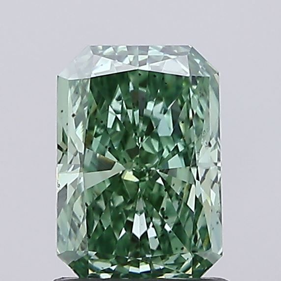 1.25 CT Fancy Vivid Green RADIANT
