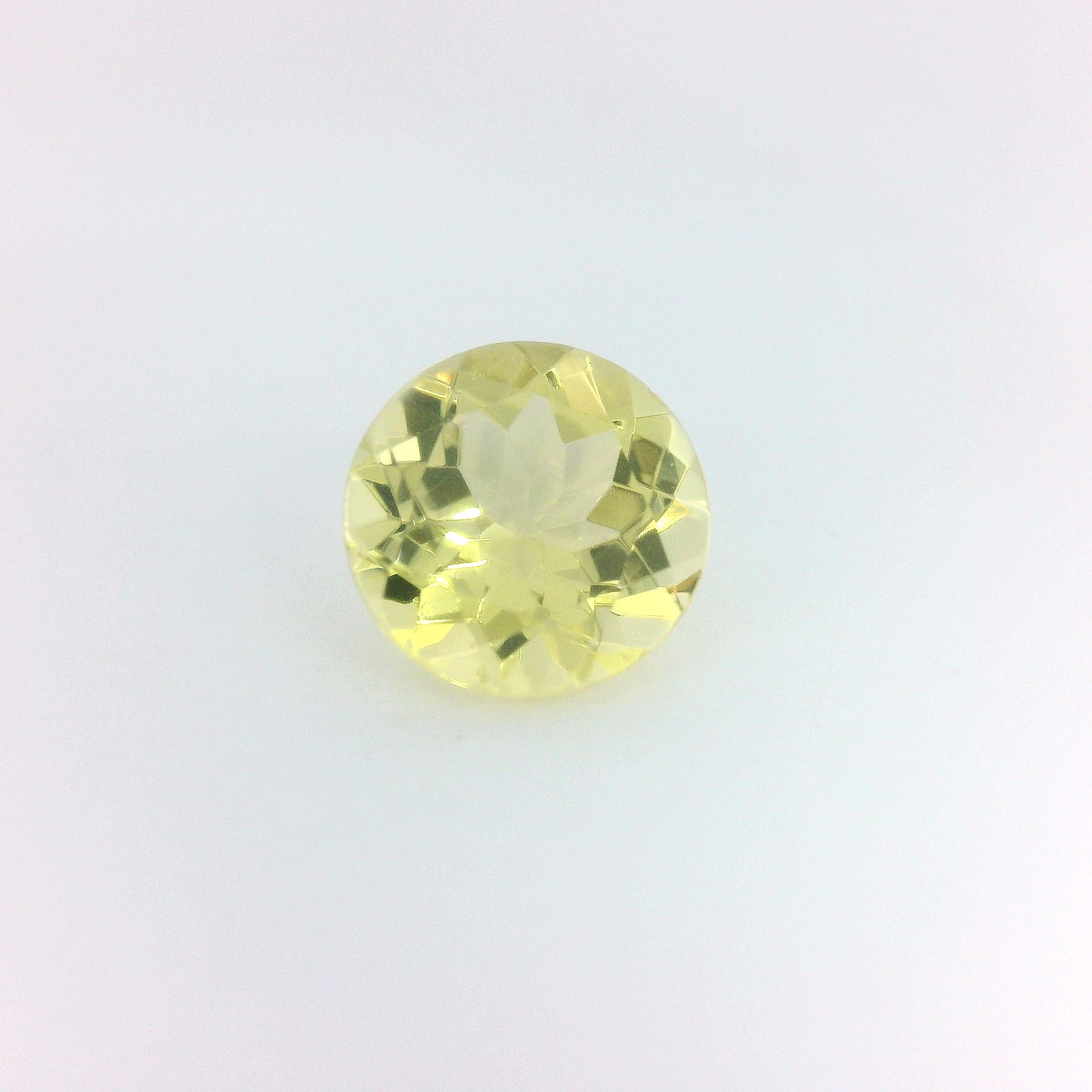 Apatyt 1,86 ct, żółty, szlif okrągły