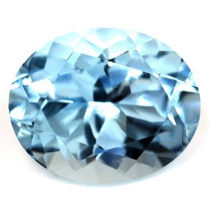 Akwamaryn 2,71 ct, niebieski, szlif owalny