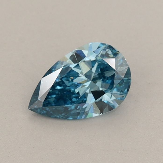 0.41 CT Fancy Vivid Blue PEAR