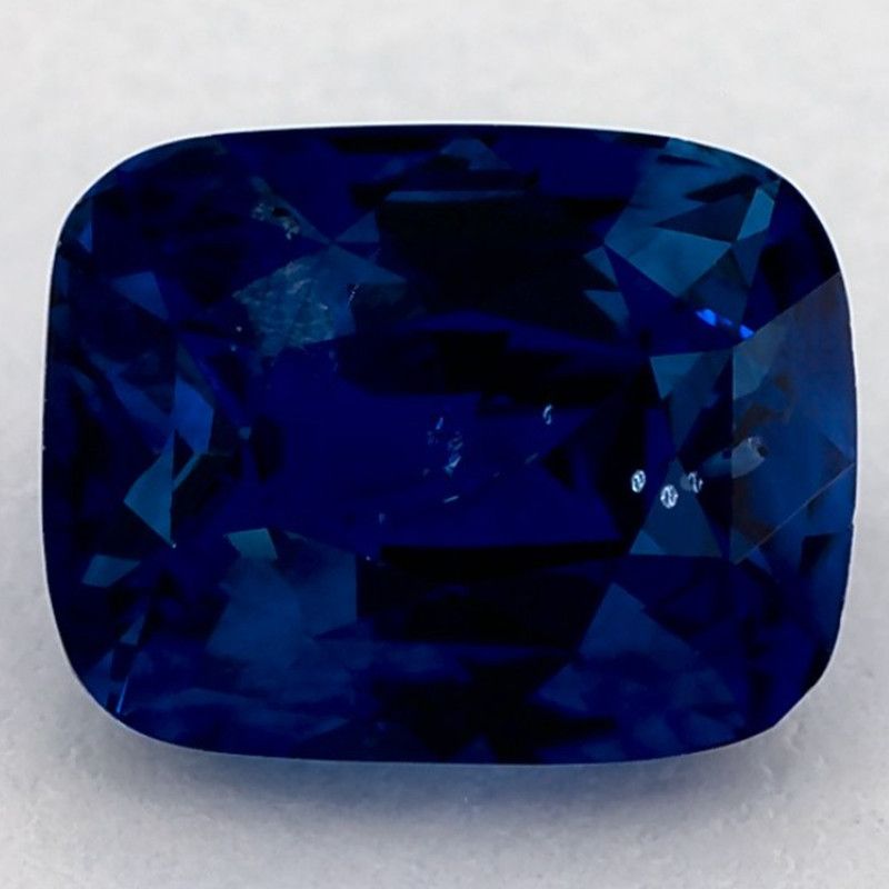 Szafir 2,87 ct, niebieski, szlif cushion