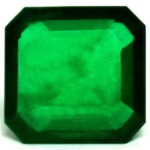 Szmaragd 9,71 ct, zielony, szlif szmaragdowy