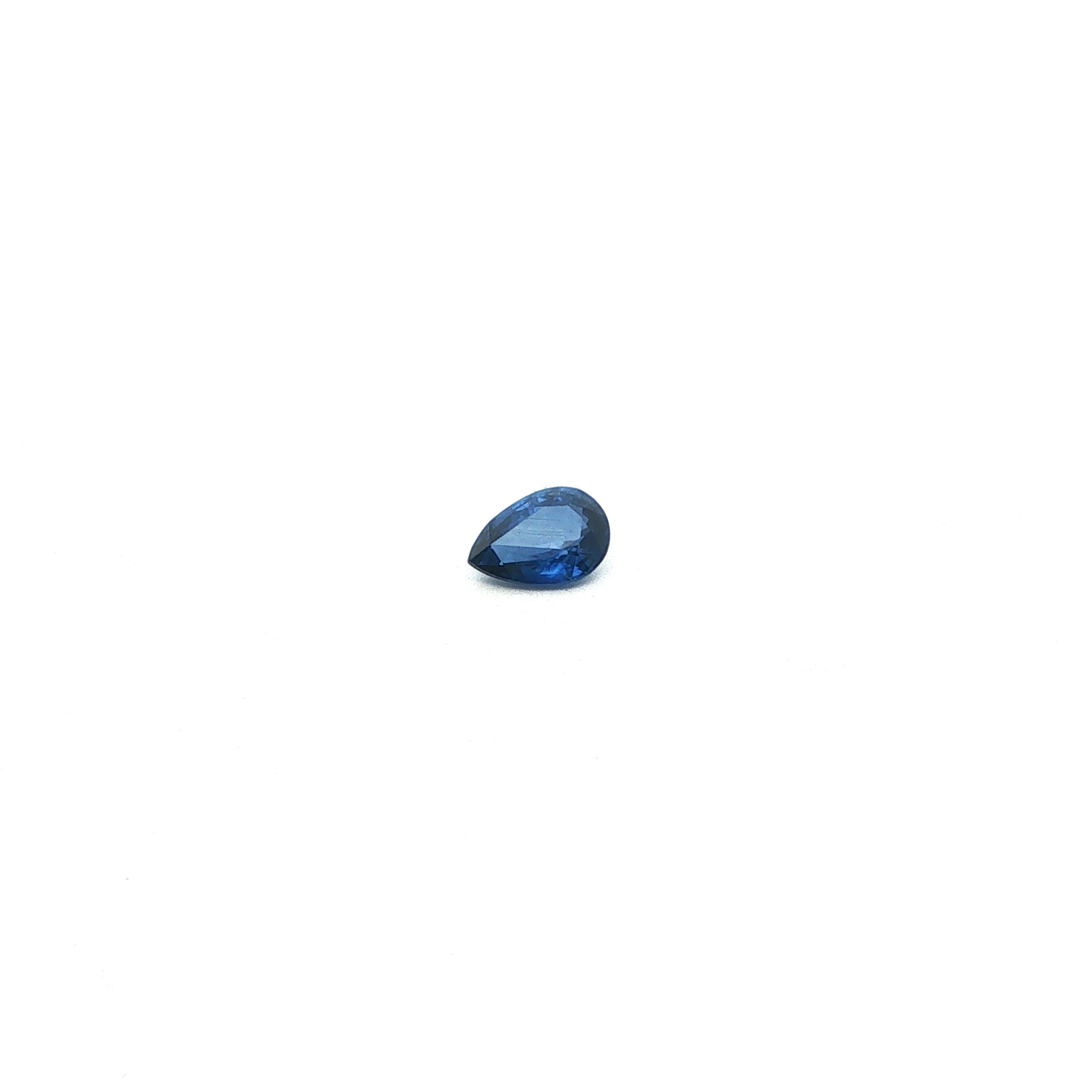 0.81 ct Pear sapphire