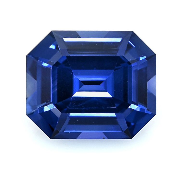 SAPPHIRE FACETED 1.59ct BLUE Blue EC SRILANKA HEATED