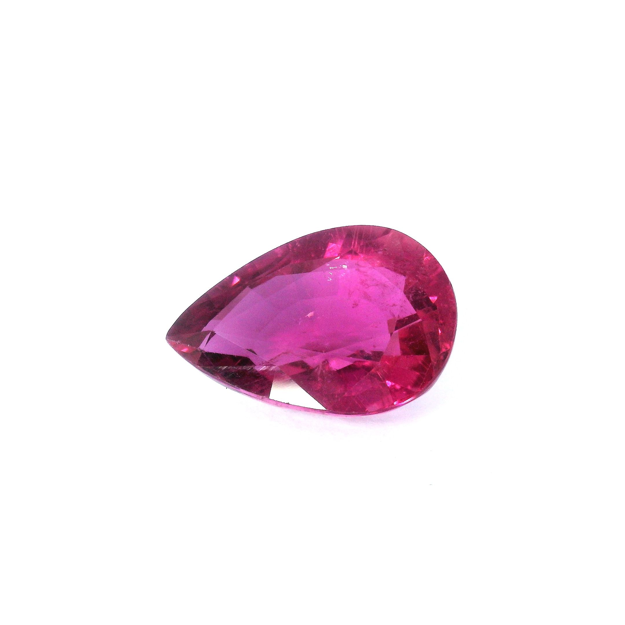9.56 ct Pear tourmaline