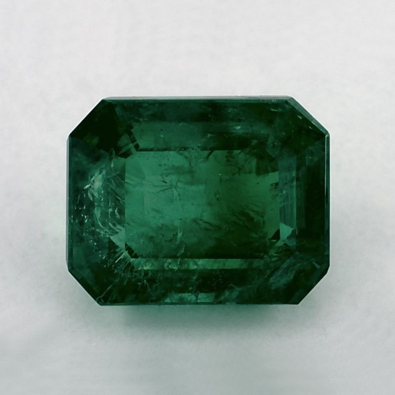 Szmaragd 4,69 ct, zielony, szlif ośmiokątny