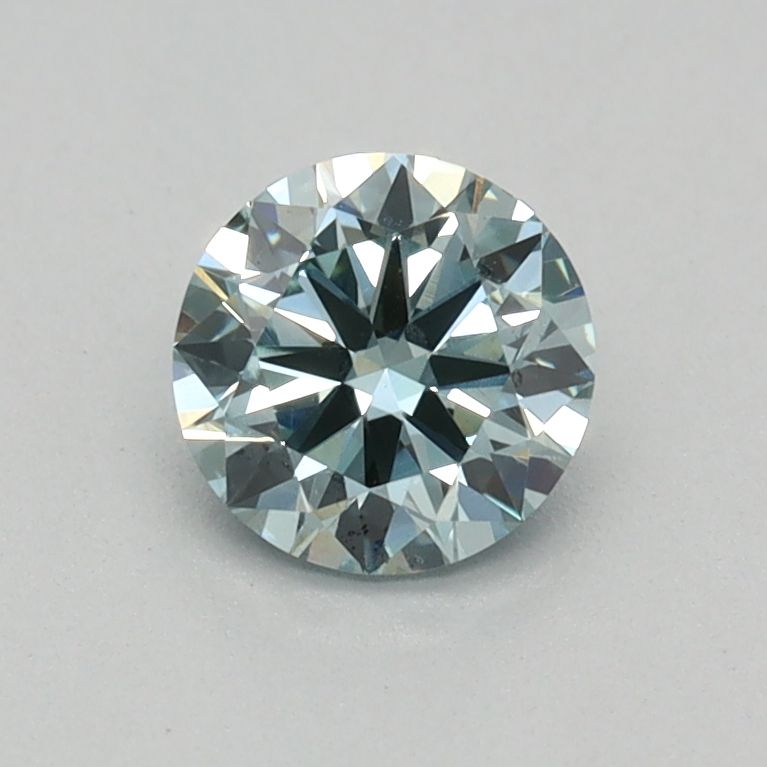 0.35 CT Fancy Intense Greenish Blue ROUND