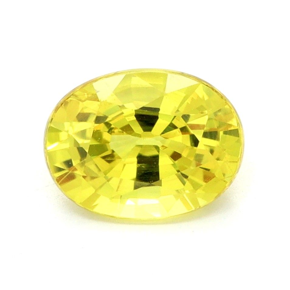 SAPPHIRE FACETED 0.96ct YELLOW EC AUSTRALIA HEATED