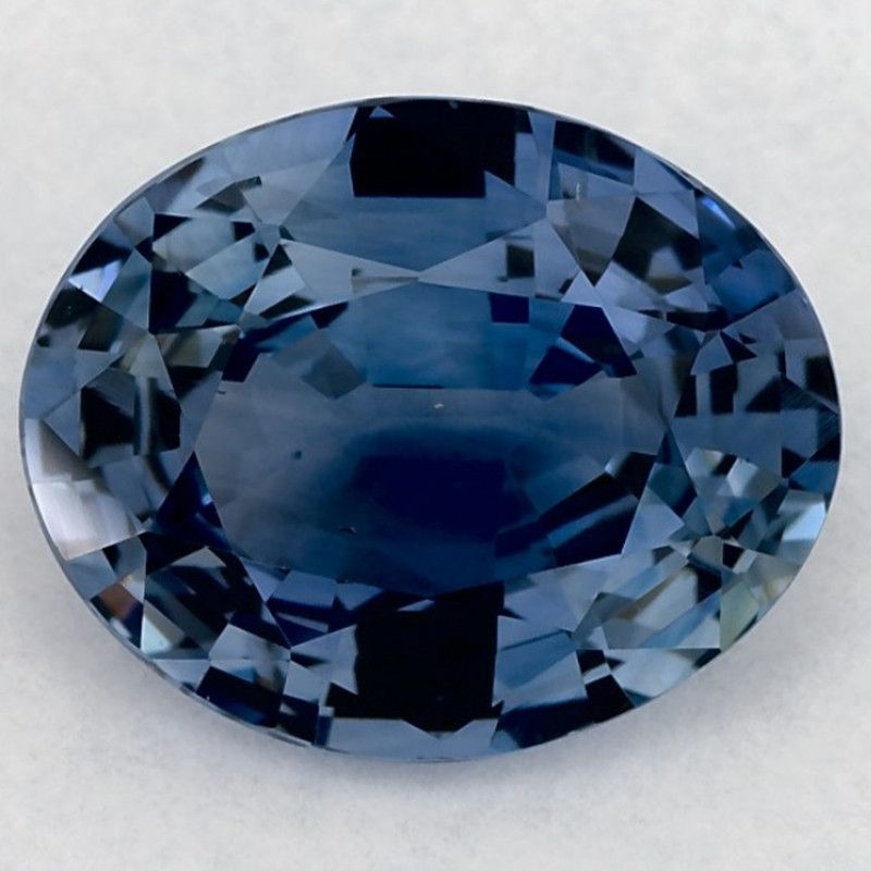 Szafir 3,42 ct, niebieski, szlif owalny