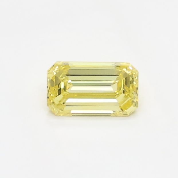 0.35 CT Fancy Vivid Yellow EMERALD