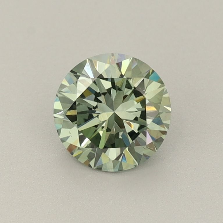 0.7 CT Fancy Vivid Green ROUND