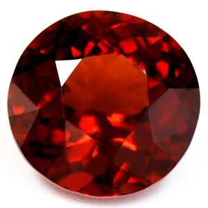 Granat 6,88 ct, pomarańczowy, szlif okrągły