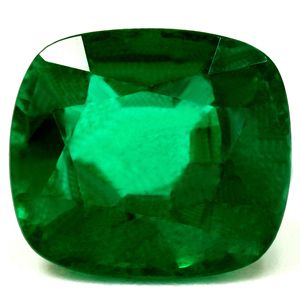 Szmaragd 3,47 ct, zielony, szlif cushion