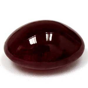 RUBY CABOCHON 2.51ct RED Deep Red SI REST_OF_AFRICA HEATED