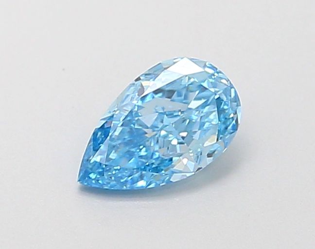 0.31 CT Fancy Vivid Blue PEAR