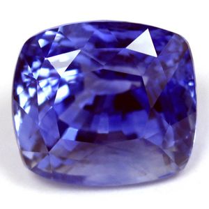 Szafir 5,34 ct, niebieski, szlif cushion