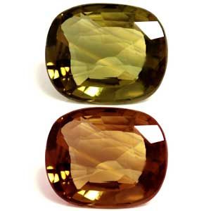 Aleksandryt 2,64 ct, zielony, szlif cushion