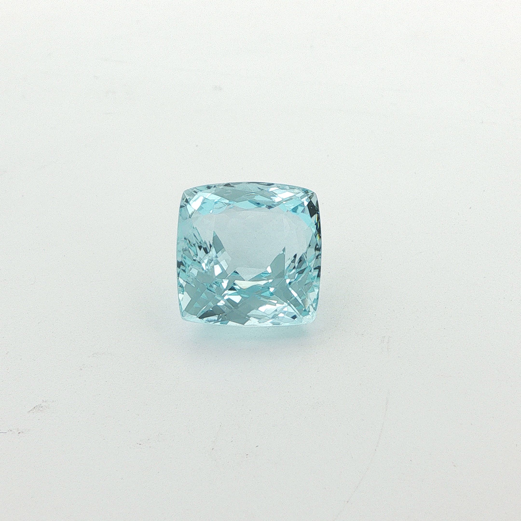 17.61 ct Cushion aquamarine