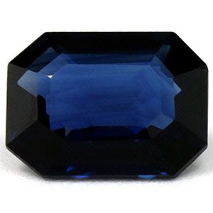 SAPPHIRE FACETED 1.72ct BLUE Deep Blue EC MADAGASCAR HEATED