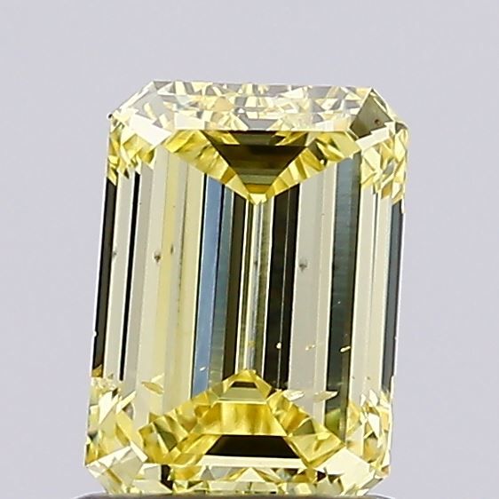 0.94 CT Fancy Intense Yellow EMERALD