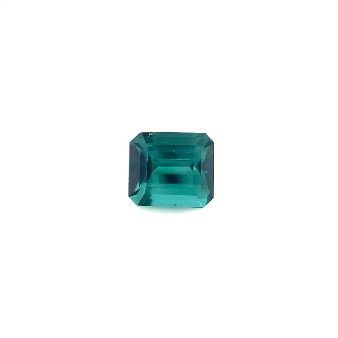 Turmalin 1,85 ct, niebieski, szlif szmaragdowy