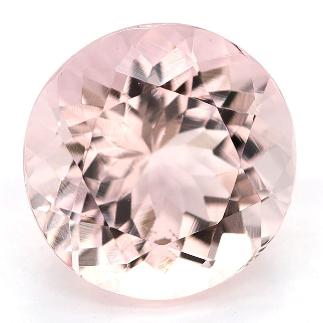 Morganit 2,45 ct, różowy, szlif okrągły